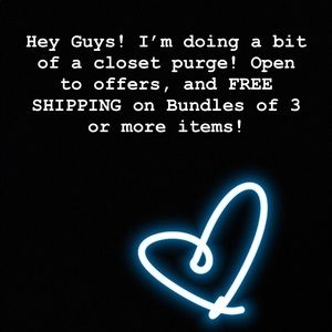 Closet Purge! FREE SHIPPING ON BUNDLES OF 3+ ITEMS